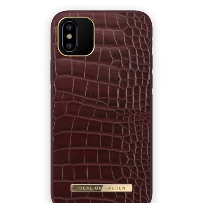 Funda Atelier para iPhone X Scarlet Croco