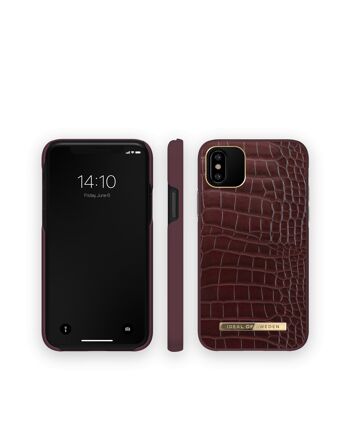 Atelier Coque iPhone X Scarlet Croco 5