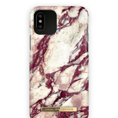 Fashion Case iPhone X Calacatta Ruby Marble