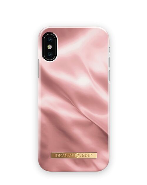 Fashion Case iPhone X Rose Satin