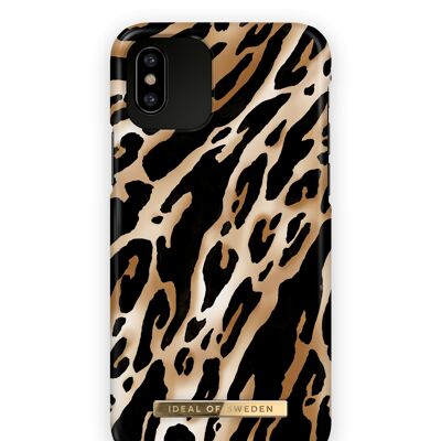 Custodia alla moda per iPhone XS Iconic Leopard