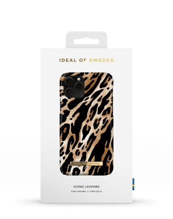 Coque Fashion iPhone XS Iconic Leopard 6