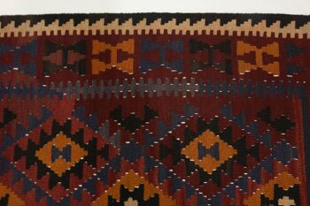 Afghan Maimana Kilim 258x153 Tapis tissé à la main 150x260 Multicolore Oriental 5