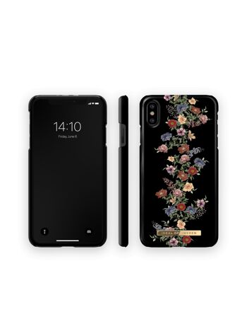 Coque Fashion iPhone Xs Floral Foncé 4