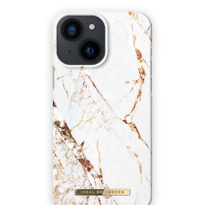 Estuche Fashion iPhone 13 Mini Carrara Dorado