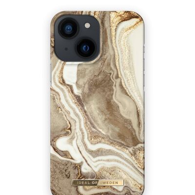 Fashion Case iPhone 13 Mini Gold Sand Marmor