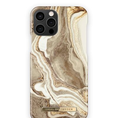 Fashion Case iPhone 12 Pro Golden Sand Marble