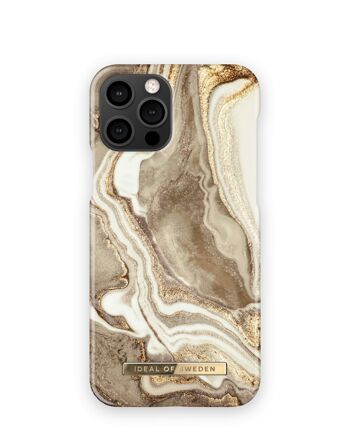 Coque Fashion iPhone 12 Pro Golden Sand Marble 1