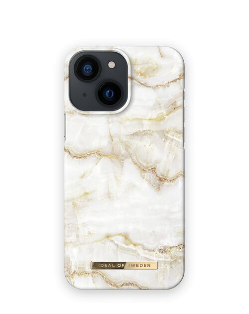 Fashion Case iPhone 13 Mini Golden Pearl Marble