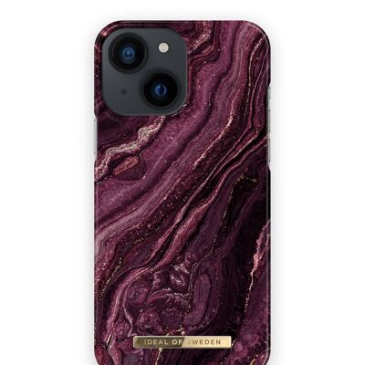 Coque Fashion iPhone 13 Mini Prune Dorée