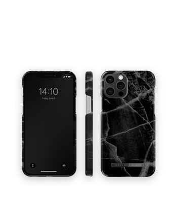 Coque Fashion iPhone 12 Pro Black Thunder Marble 5