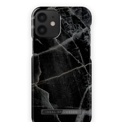 Fashion Case iPhone 12 Mini Black Thunder Marble