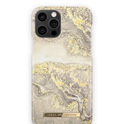 Fashion Case iPhone 12 Pro Sparkle Greige Marble