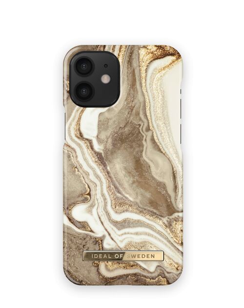 Fashion Case iPhone 12 Mini Golden Sand Marble