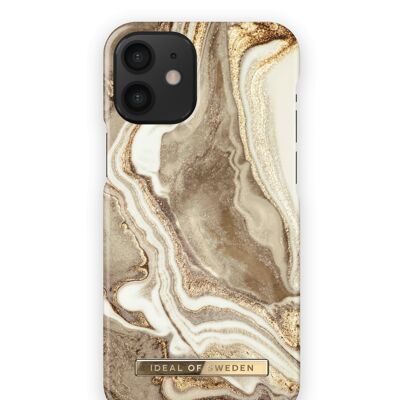 Fashion Case iPhone 12 Mini Golden Sand Marble