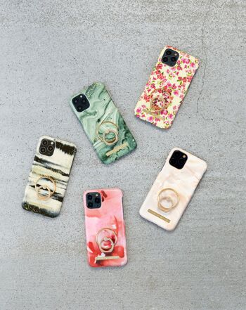 Coque Fashion iPhone 12 Mini Corail Blush Floral 3