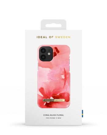 Coque Fashion iPhone 12 Mini Corail Blush Floral 5
