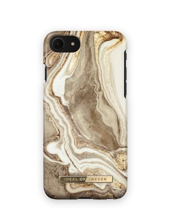 Coque Fashion iPhone SE (2020) Golden Sand Marble 1