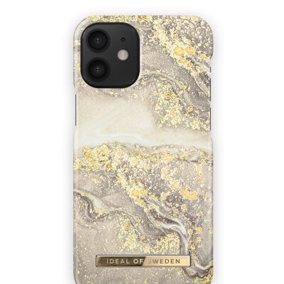 Fashion Case iPhone 12 Mini Sparkle Marmo Greige