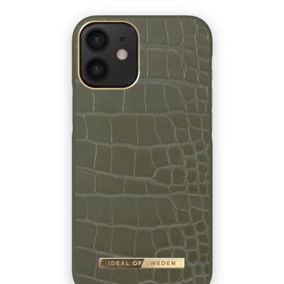 Atelier Case iPhone 12 MINI Khaki Croco