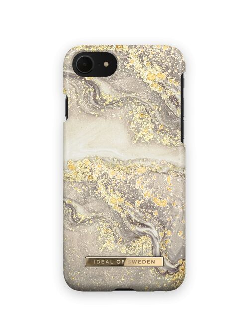 Fashion Case iPhone SE (2020) Sparkle Greige Marble