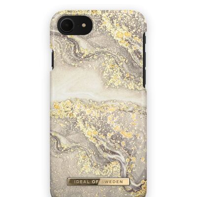 Fashion Case iPhone SE (2020) Sparkle Greige Marble