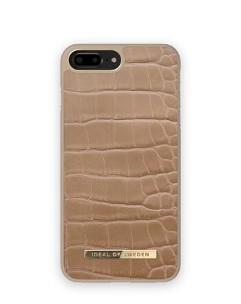 Atelier Coque iPhone 8 Plus Camel Croco 1