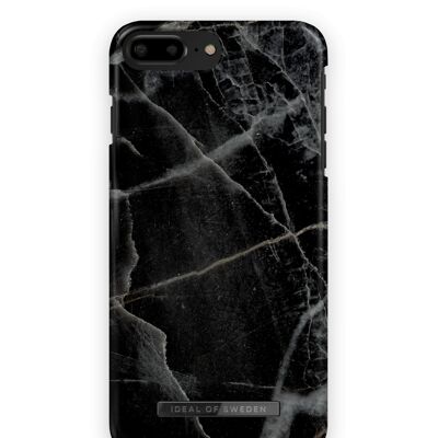 Fashion Case iPhone 8 Plus Black Thunder Marble