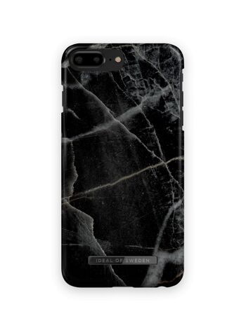 Coque Fashion iPhone 8 Plus Black Thunder Marble 1