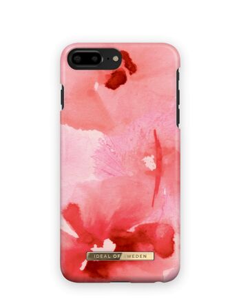 Coque Fashion iPhone 8 Plus Corail Blush Floral 1