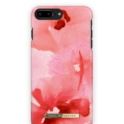 Fashion Case iPhone 8 Plus Coral Blush Floral