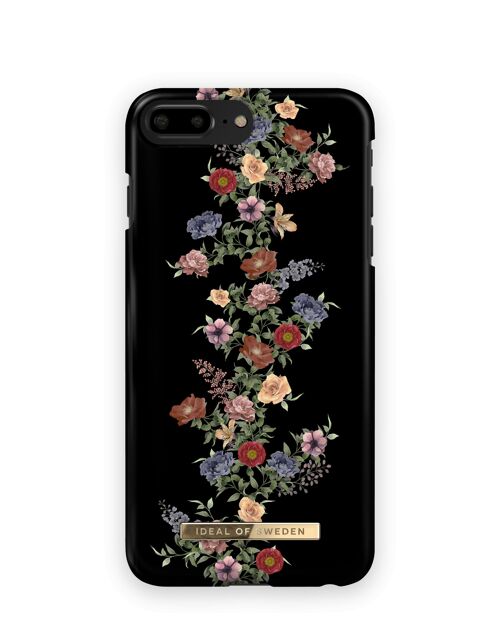 Fashion Case iPhone 8 Plus Dark Floral