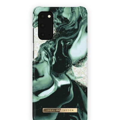Fashion Case Galaxy S20 Golden Olive Marble