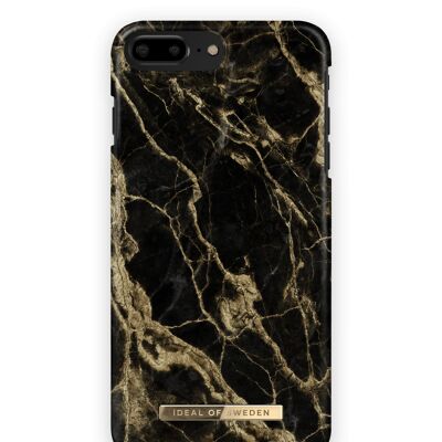 Fashion Case iPhone 8 Plus Golden Smoke Marble