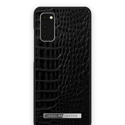 Atelier Case Galaxy S20 Neo Noir Croco Silver