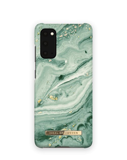 Fashion Case Galaxy S20 Mint Swirl Marble