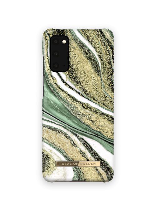 Fashion Case Galaxy S20 Cosmic Green Swirl