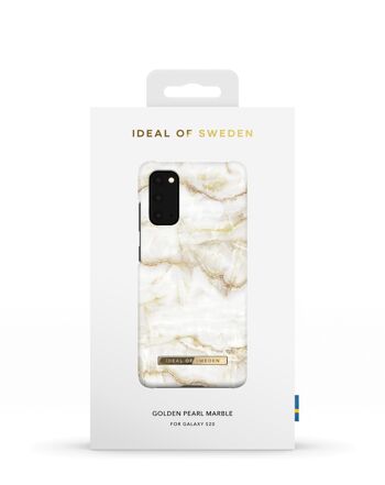 Coque Fashion Galaxy S20 Golden Pearl Marble 6