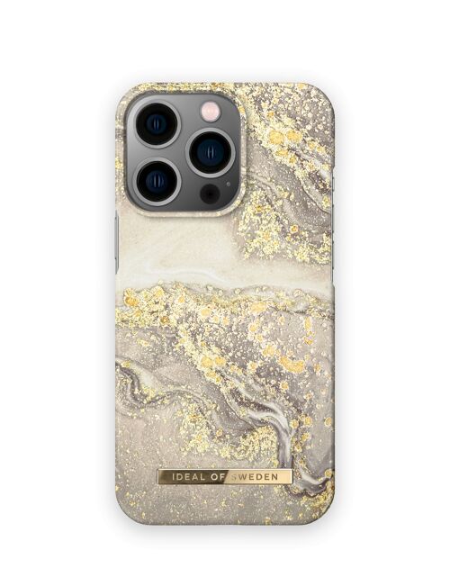 Fashion Case iPhone 13 Pro Sparkle Greige Marble