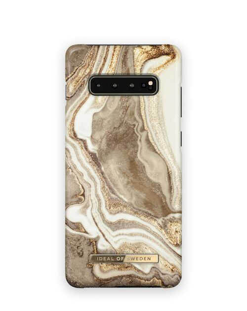 Fashion Case Galaxy s10+ Golden sand marble