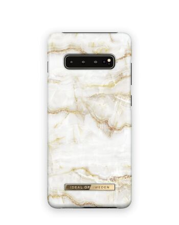 Coque Fashion Galaxy S10 + Golden Pearl Marble 1