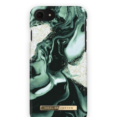 Fashion Case iPhone 8 Golden Olive Marble