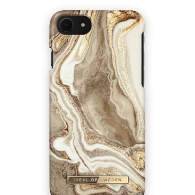 Fashion Case iPhone 8 Marmo sabbia dorato