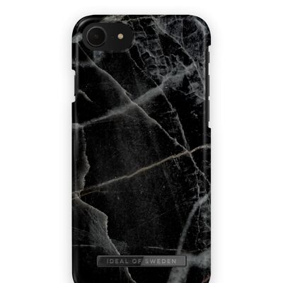 Coque Fashion iPhone 8 Black Thunder Marble