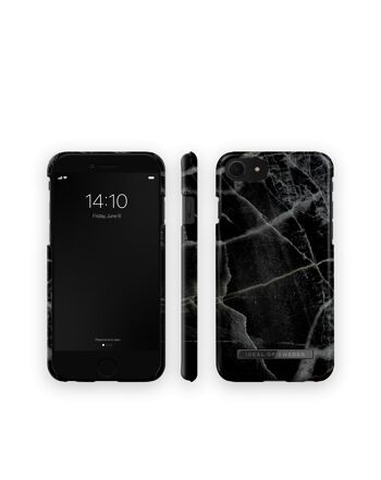 Coque Fashion iPhone 8 Black Thunder Marble 5