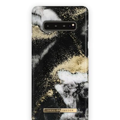 Fashion Case Galaxy S10+ Black Galaxy Marble