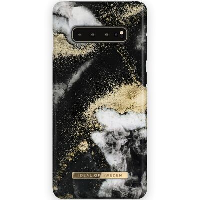 Fashion Case Galaxy S10+ Black Galaxy Marble