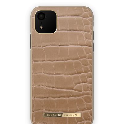 Funda Atelier iPhone XR Camel Croco