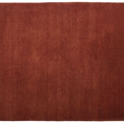 Loribaft 200x148 Handgeknüpft Teppich 150x200 Rot Einfarbig Kurzflor Orient Rug