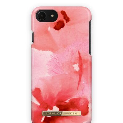 Coque Fashion iPhone 8 Corail Blush Floral